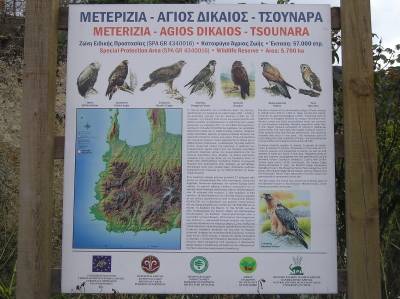 Information board at Elos